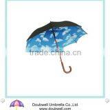 Wooden Handle Umbrella thumbnail-1