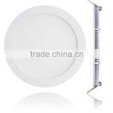 Office Ceiling Recessed 12W Round Led Panel Light for Bathroom Kitchen Dia170mm Recessed Round LED Panel Light thumbnail-1