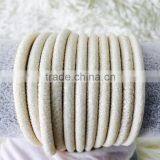 2016 High Class Special WhiteGenuine Polished Stingray Leather Galuchat Fashion Bracelet Material Shagreen Grade A Sting Skin thumbnail-1