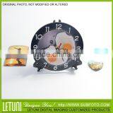 DIY Wall Decoration Two Eggs Wooden Wall Clock