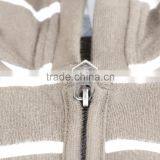 Toddler Long Sleeve Hoodies Zip-up Jacket Baby Girls' Stripe Reversible Hooded Jacket thumbnail-4