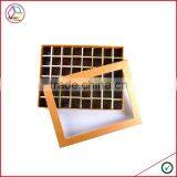 High Quality Models Boxes for Chocolates/Packaging for Homemade Chocolate/Chocolate Box With Clear Lid