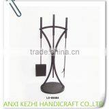 LC-86463 Antique Wrought Iron Metal Indoor Home Fireplace Tool Set thumbnail-3