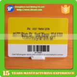 Nice printing plastic pvc barcode card sequential number printed