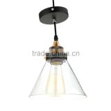 E27 Vintage Industrial Ceiling Lamp Shade Glass Pendant Lights
