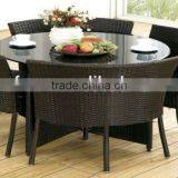 Rattan Furniture Used Table and Chair for Restaurant