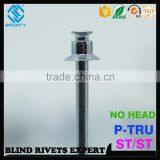 HIGH QUALITY DOUBLE CSK COUNTERSUNK STEEL PT RIVETS FOR COMMUNICATIONS EQUIPMENT thumbnail-2