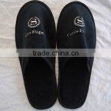 Black disposable slippers