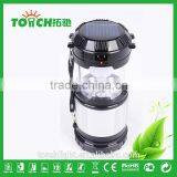 2 in 1 High Power Lantern Light&LED Flashlight Solar Rechargeable Camping Lamp Black Silver Portable Camp Light Outdoor Lighting thumbnail-3