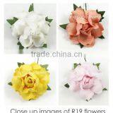 4 Colors, Small Handmade Mulberry Paper Flower, Wedding Party, Scrap-booking Crafts, Wholesale R19 thumbnail-3