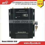 VR8808-3GW 8 Channel d1 Mobile Dvr With Internal Monitor Gps WiFi 3g