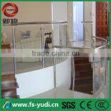 Modern Loft Indoor Staircase Glass Handrails Design thumbnail-1