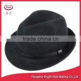 Mix Color Wool Felt Trilby Hat thumbnail-3