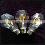 New A60/A19 E27 4W LED Filament Bulb Diamond Shape Decorative Lamp thumbnail-2