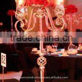 Wedding Centerpiece Candelabra, Candelabra 5 Candle With Bowl Attachment, Wedding Candelabra,candle Holder thumbnail-1