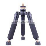 QZSD-Q178 Portable 0.53KG Folding Ultra Aluminum Alloy Tripod Compact Desktop Macro Mini Tripod Kit With Ball Head for DSLR thumbnail-1