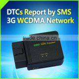 3G WCDMA obd2 sim card gps tracker with diagnostic function