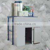 Industrial Salt Water Flake Ice Machine Fifteen With Cold Room