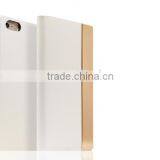 Metal Bumper Case Premium Leather Case With Card Slots For IPhone 6/6S thumbnail-2