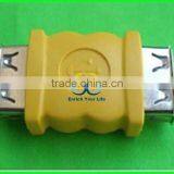 Wholesale Yellow USB AF TO AF Adaptor