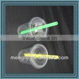 Hard Plastic Drinking Cup With Lid and Straw thumbnail-1