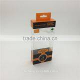 Offset Printing Color Plastic PET PVC Folding Boxes Packaging for Emergency Charger ,car Charger ,wall Charger