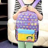 Customized Fashionable Canvas Backpack for School