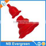 Silicone Folding Funnel, Food Grade Silicone Wine Folding Funnel With Plastic Handle thumbnail-4