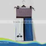 New Design Cotton Embroidery Nappy Stacker Diaper Bag Nappy Bag Diaper Stacker NA1012