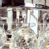 China Wholesale Silver Modern K9 Crystal Ball Chandelier Celing Lamp thumbnail-5