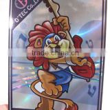 PET/OPP hologram laminated paper toy card