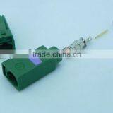 Fakra Female Cable Mount Connector Green 6002 for TV1