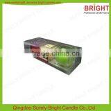 Hot Sale Square Glass Jar Candles Scented thumbnail-5