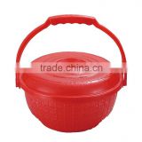 Jieyang Factory PP Material Handle Plastic Basket With Cover