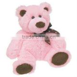 10" lovely and cute plush pink teddy bear