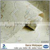 Retro Pure Paper Wallpaper Eco-friendly Wallcovering on Wall thumbnail-5