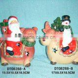 Ceramic Reindeer Candle Holder thumbnail-1