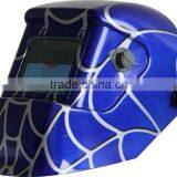 Blue batman welding helmet with CE