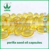 Lower the blood pressure Perilla seed oil capsules with well quality