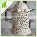 Cheap Classic Black Stainless Steel Lantern + Hurricane Lantern Inserted Glass Christmas Lantern Decoration thumbnail-3