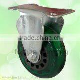 4 Inch Green PVC Wheel Top Plate Small Caster For Furniture thumbnail-1