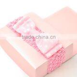 Red and Black Zebra Pearl Hair Accessory Baby Girls Headbands and Satin Flower Kids Barefoot Sandal Shoes thumbnail-2