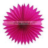 Colorful Party Round Shaped Honeycomb Paper Fan Tissue Paper Fan thumbnail-4