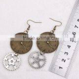 Cheap Fashion Jewelry Steampunk Gear Watch Earrings Party Dress New Made in China Yiwu thumbnail-4