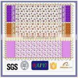 100% Polyester Fabric Wholesale Flower Print Style Printed & Dyed Fabric Wide Width Microfiber Bedsheet thumbnail-2