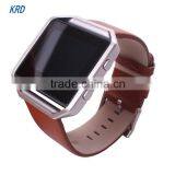 Superior Luxury Genuine Leather Watch Band Wrist Strap For Fitbit Blaze Smart Watch thumbnail-2