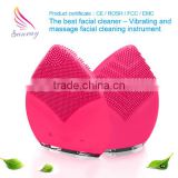 Home use electric facial cleansing brush ultrasonic beauty massager beauty equipment