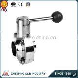 Stainless Steel Sanitary Butterfly Valve thumbnail-2
