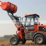 Qingdao Everun 1.5 Ton Compact Front End Loader With Cutter Head/Plain Bucket thumbnail-5