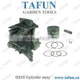 Gasoline Brush Cutter Spare Parts of Gx35 Cylinder With 39mm Diameter thumbnail-1